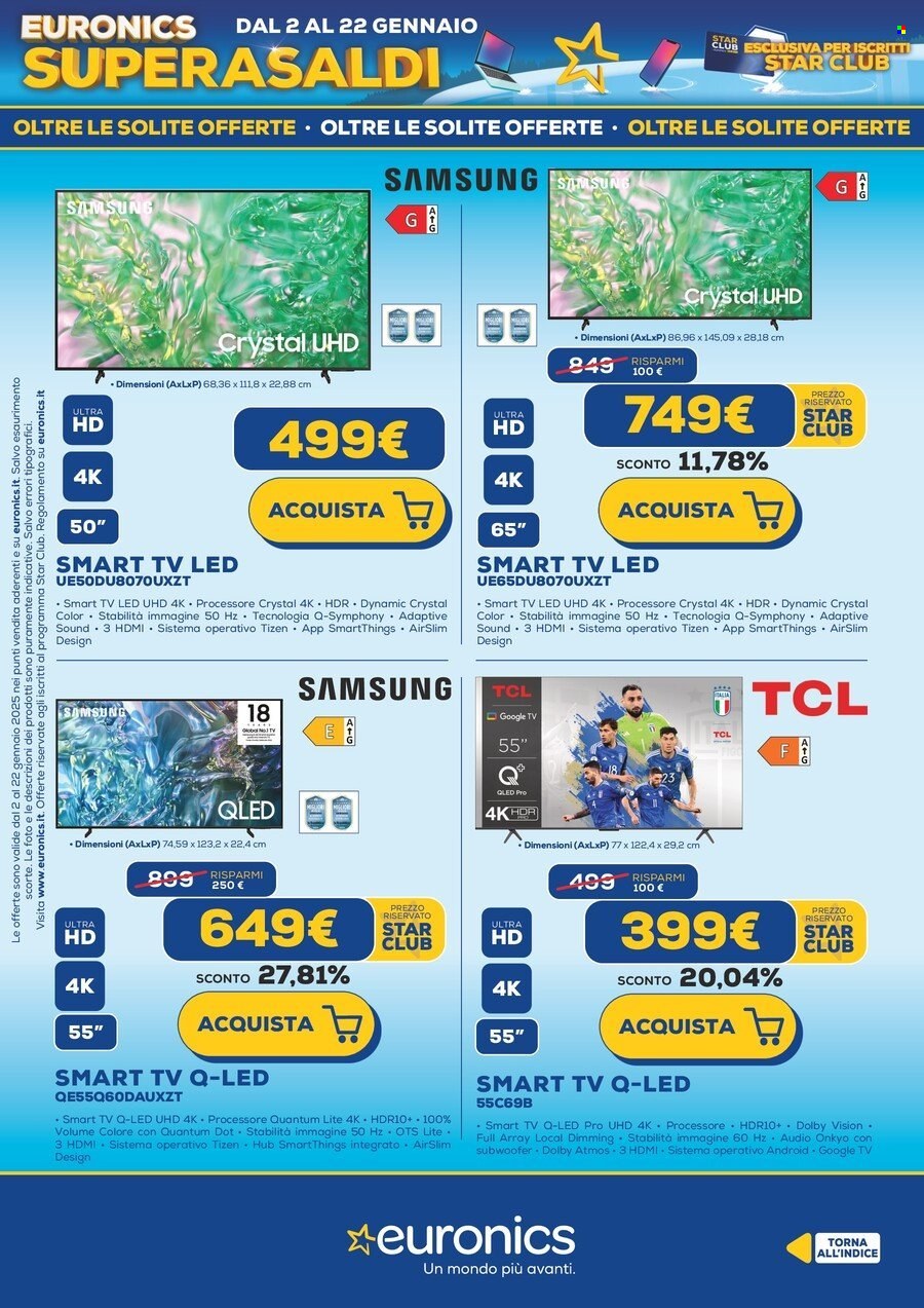 Volantino Euronics - 2/1/2025 - 22/1/2025. Pagina 5