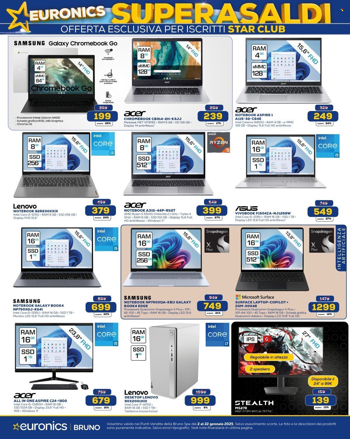 Volantino Euronics - 2/1/2025 - 22/1/2025. Pagina 5