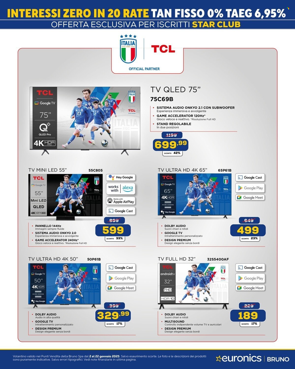 Volantino Euronics - 2/1/2025 - 22/1/2025. Pagina 13