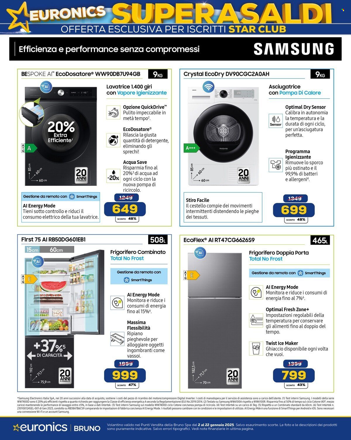 Volantino Euronics - 2/1/2025 - 22/1/2025. Pagina 21