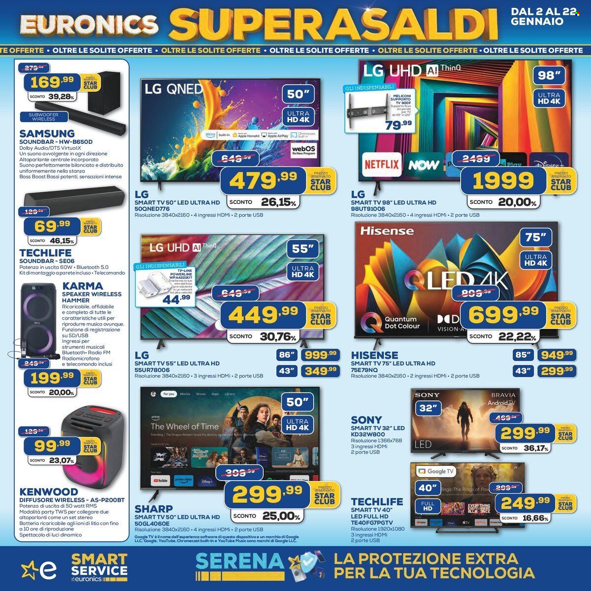 Leták Euronics - 2.1.2025 - 22.1.2025. Strana 2