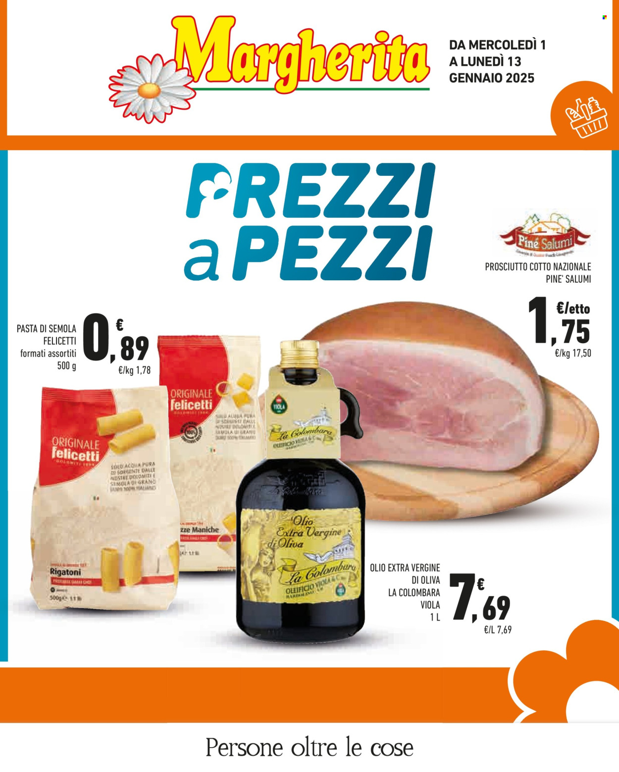 Volantino Margherita Conad - 1/1/2025 - 13/1/2025. Pagina 1
