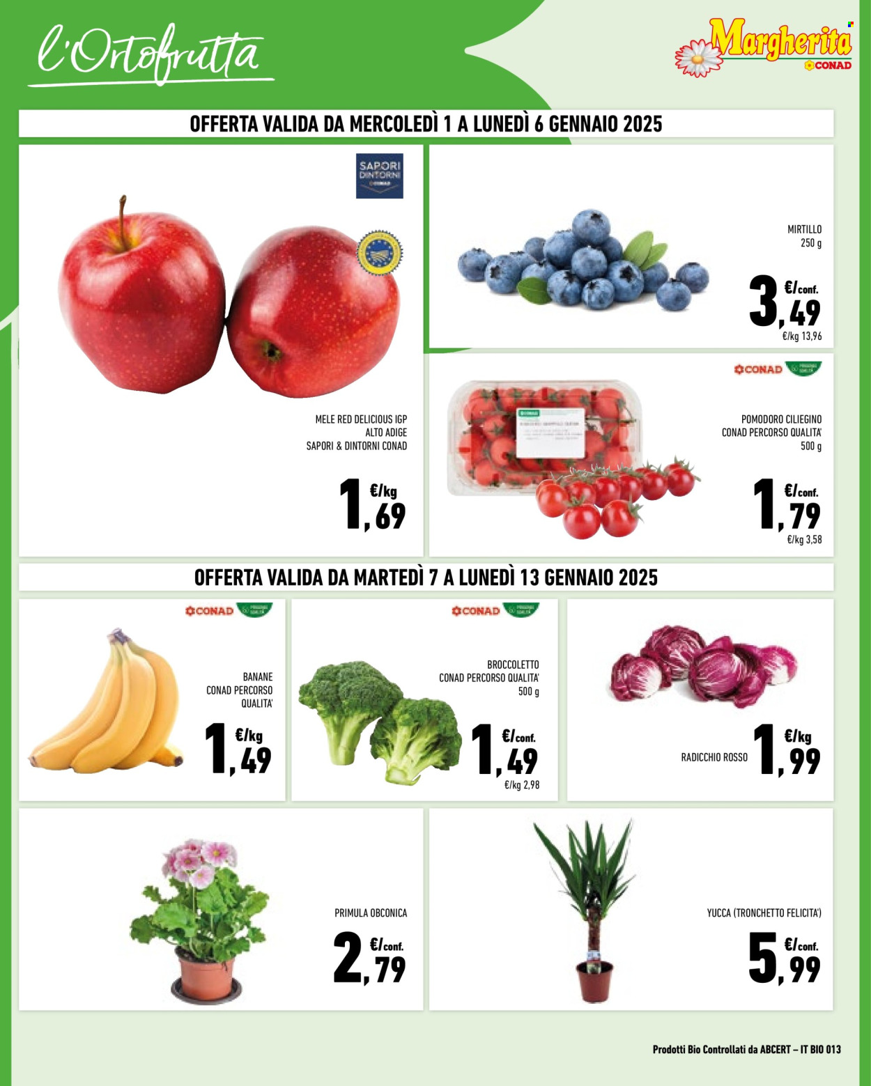 Volantino Margherita Conad - 1/1/2025 - 13/1/2025. Pagina 2