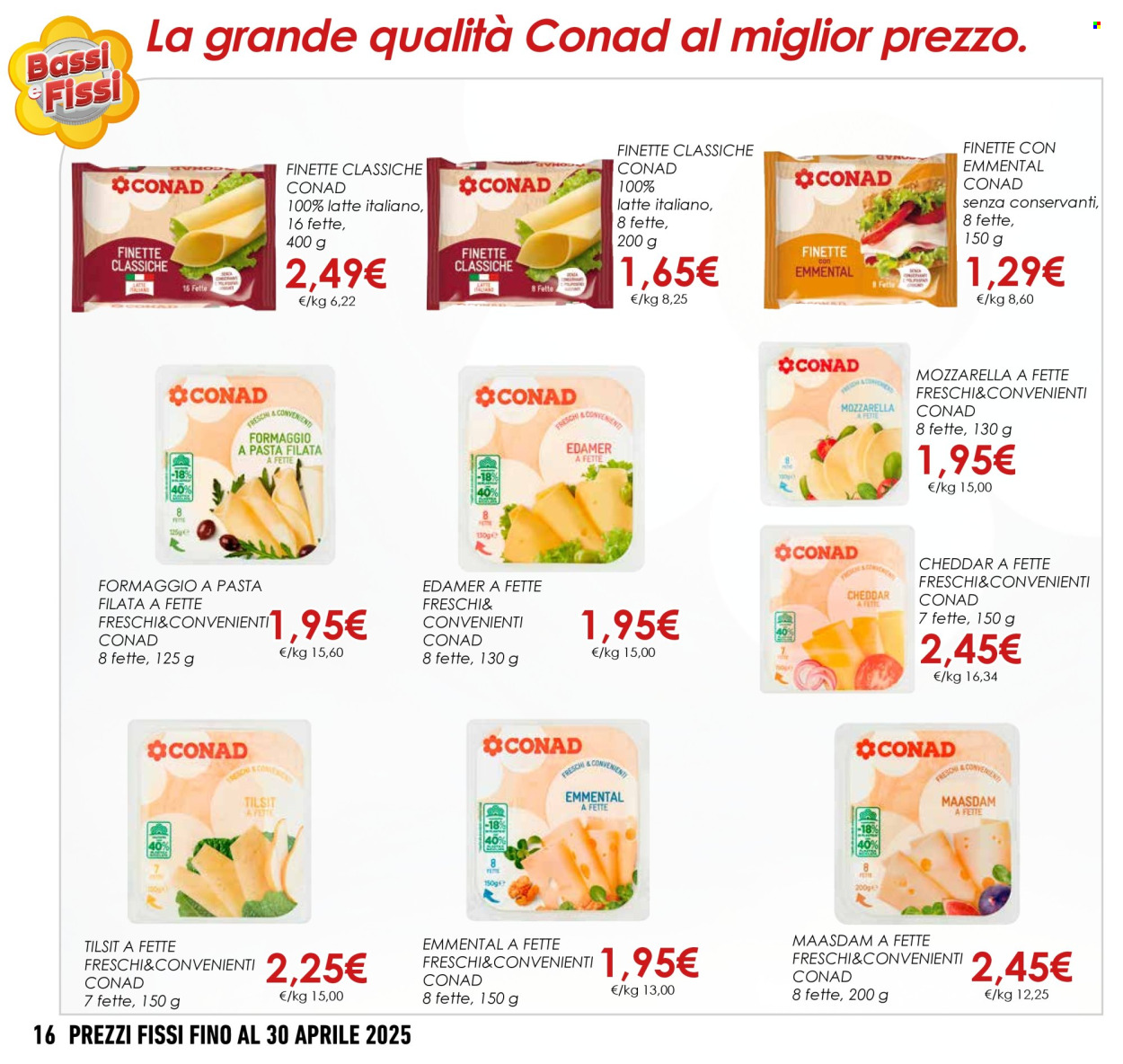 Volantino Conad - 1/1/2025 - 30/4/2025. Pagina 16