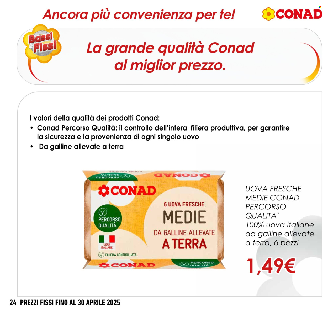 Volantino Conad - 1/1/2025 - 30/4/2025. Pagina 24