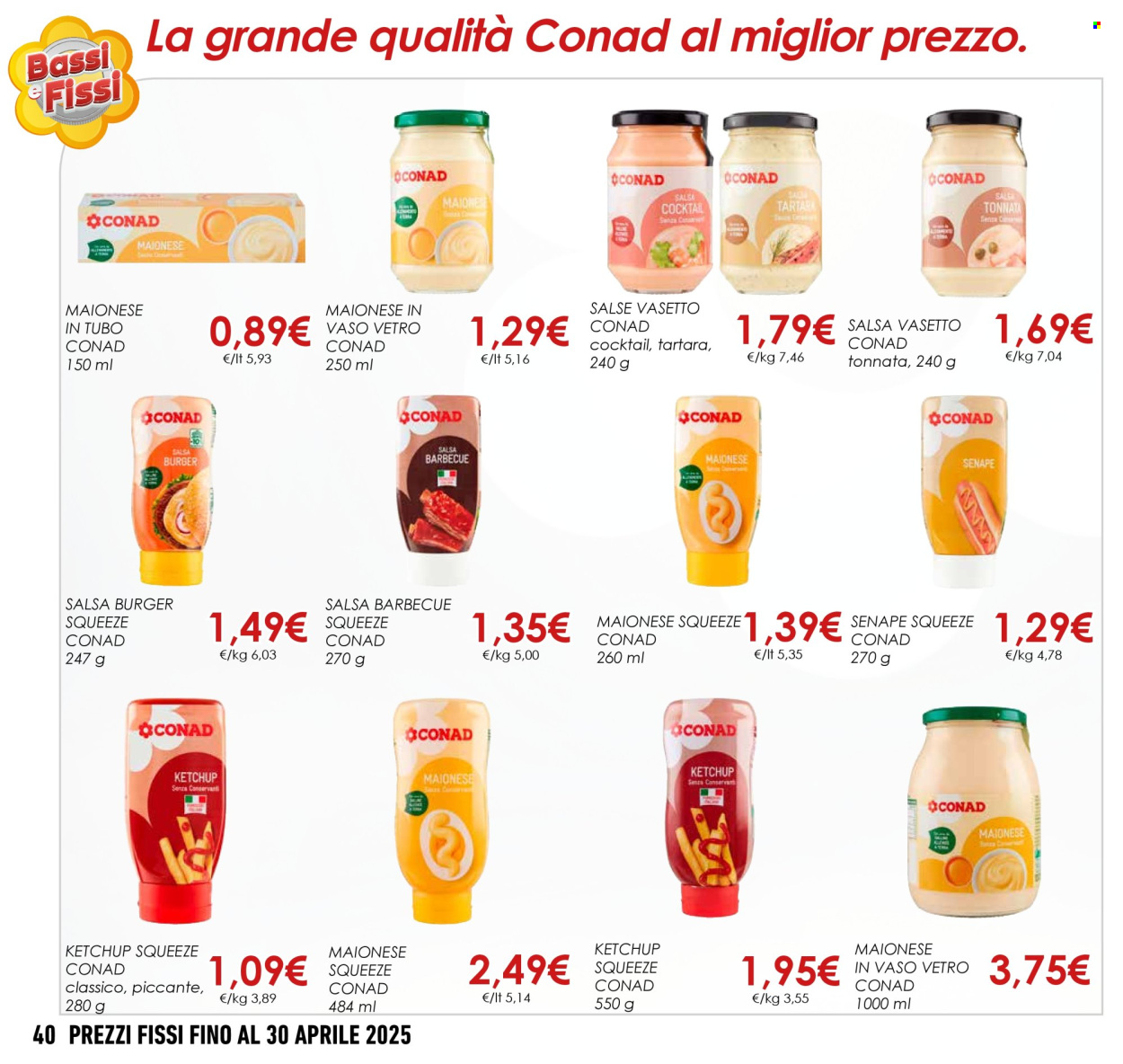 Volantino Conad - 1/1/2025 - 30/4/2025. Pagina 40