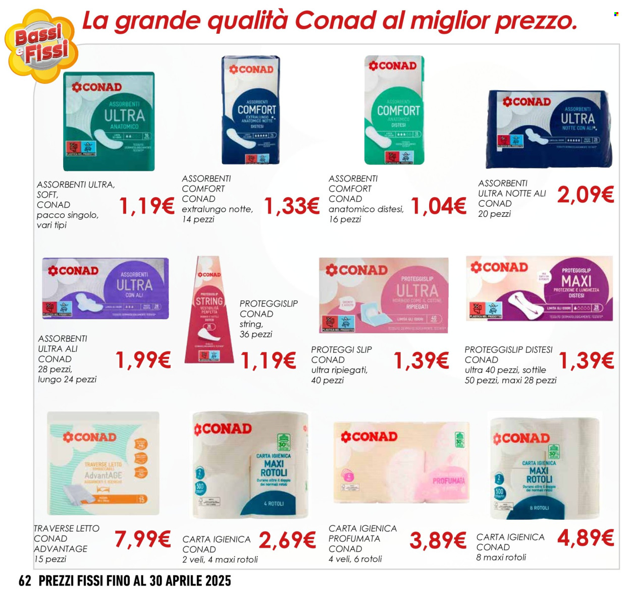 Volantino Conad - 1/1/2025 - 30/4/2025. Pagina 62