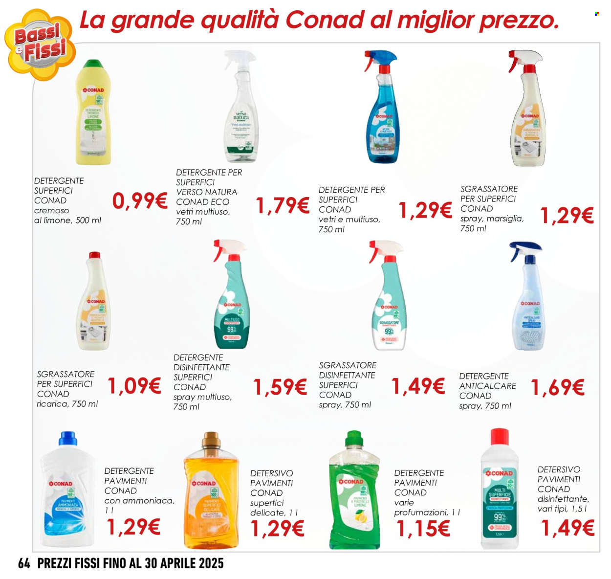 Volantino Conad - 1/1/2025 - 30/4/2025. Pagina 64