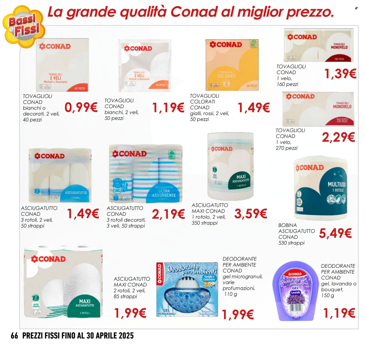 Volantino Conad - 1/1/2025 - 30/4/2025. Pagina 66