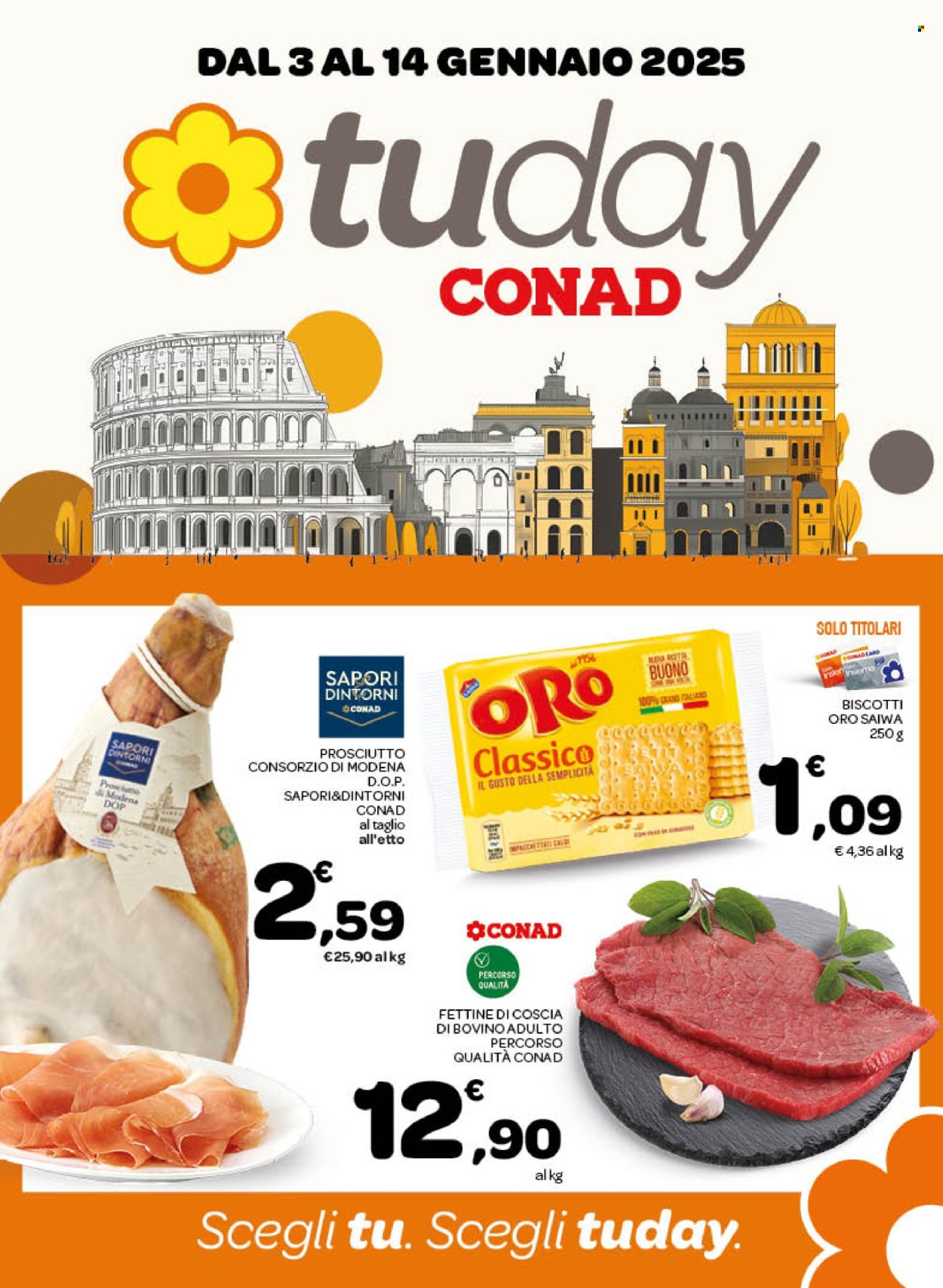 Volantino TuDay Conad - 3/1/2025 - 14/1/2025. Pagina 1