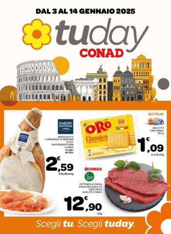 Volantino TuDay Conad - 3/1/2025 - 14/1/2025.