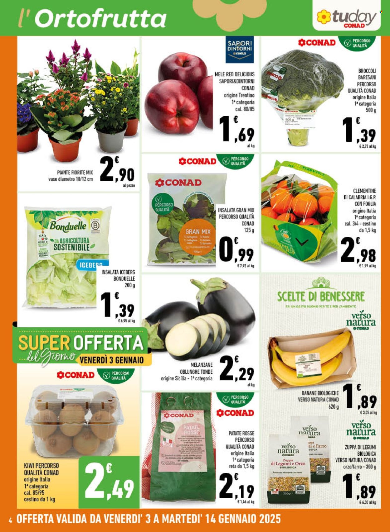 Volantino TuDay Conad - 3/1/2025 - 14/1/2025. Pagina 4