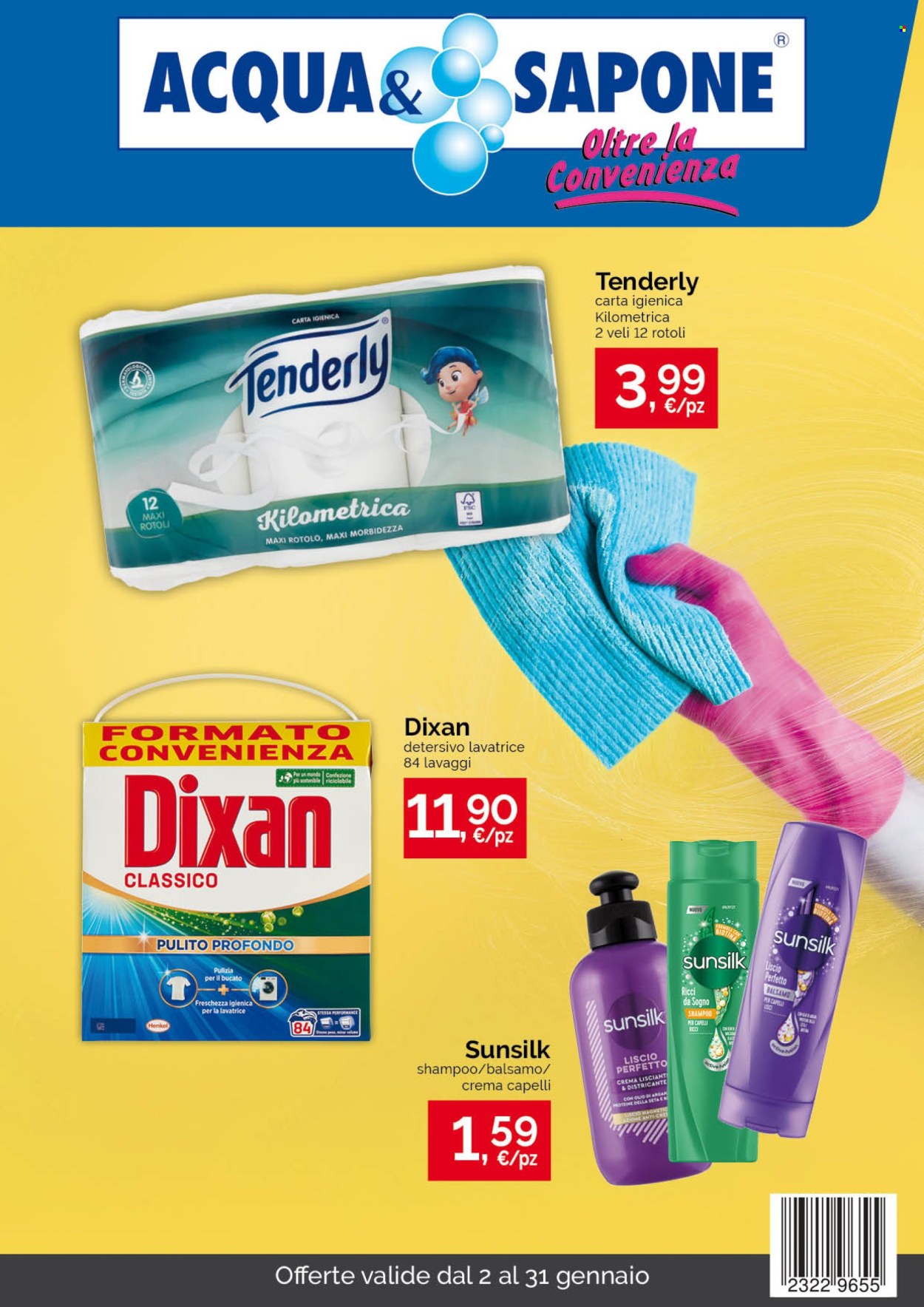 Volantino Acqua & Sapone - 2/1/2025 - 31/1/2025. Pagina 1