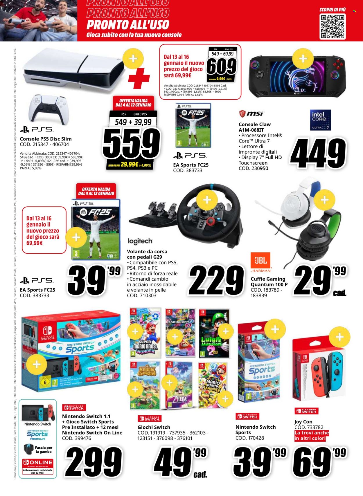 Volantino MediaWorld - 4/1/2025 - 16/1/2025. Pagina 17
