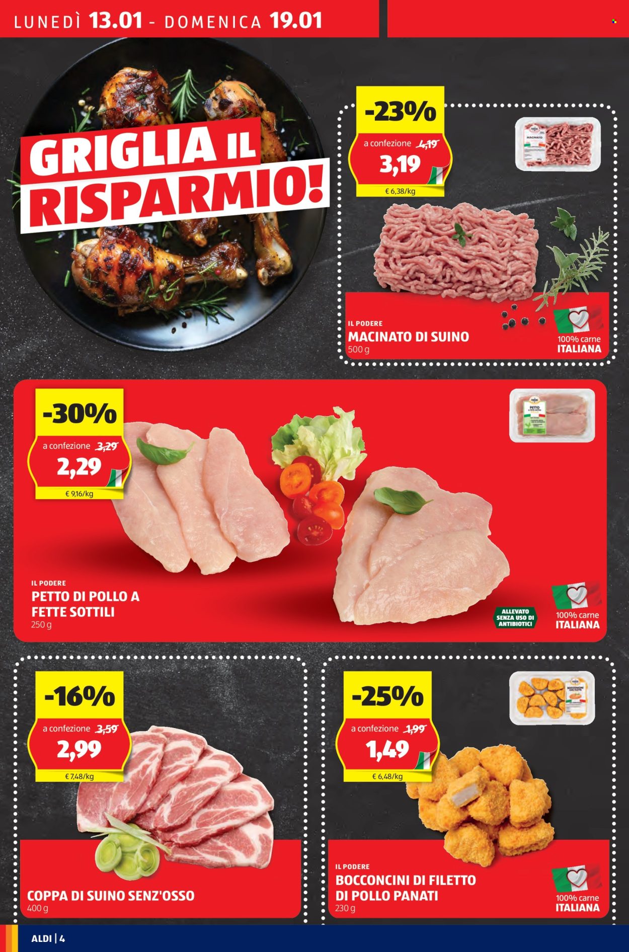Volantino Aldi - 13/1/2025 - 19/1/2025. Pagina 4