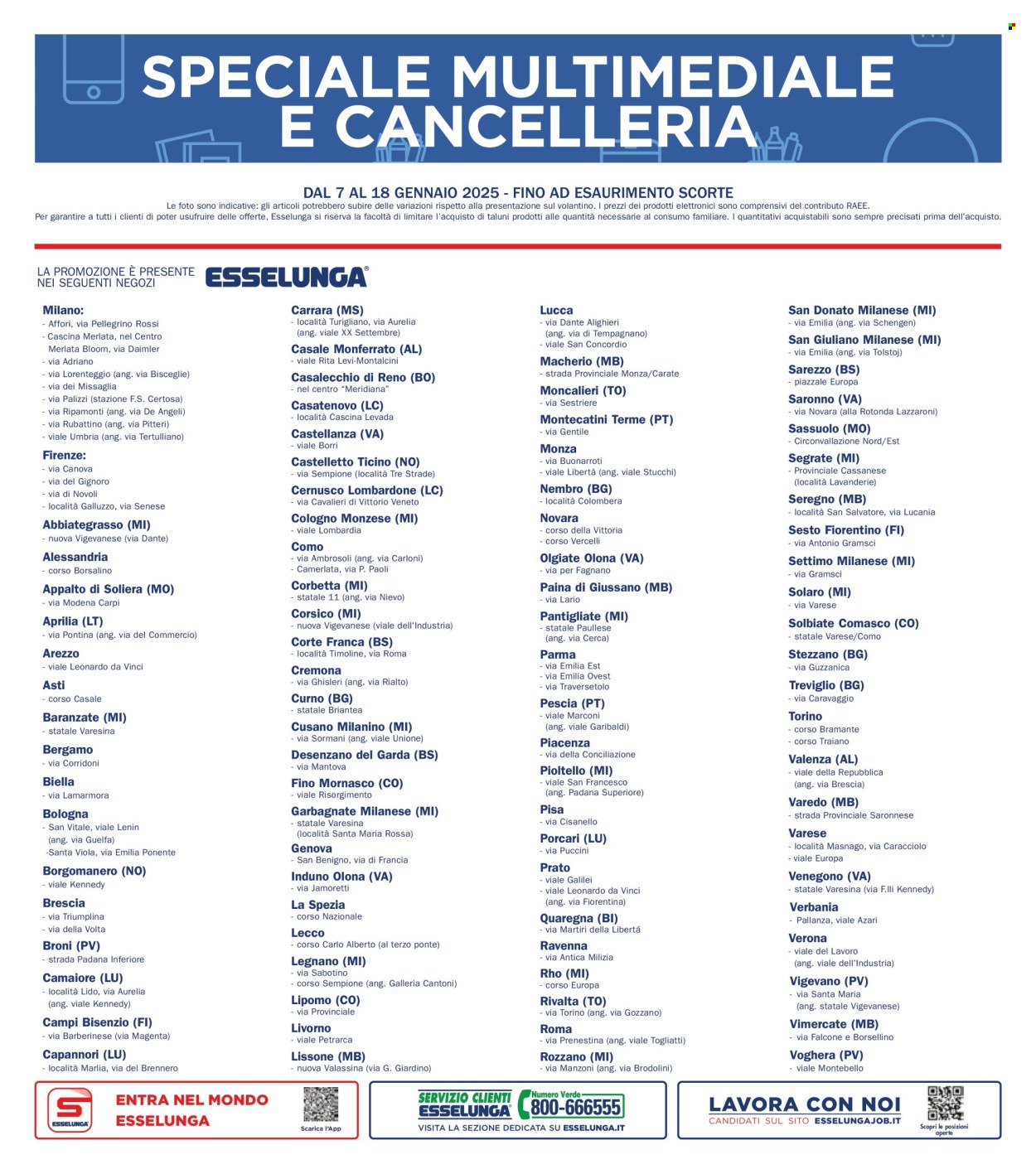 Volantino Esselunga - 7/1/2025 - 18/1/2025. Pagina 8