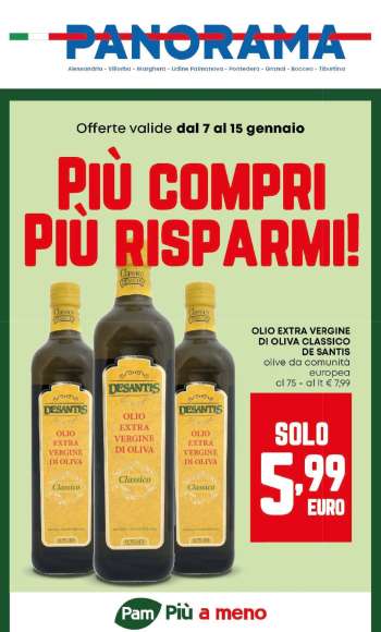 Volantino Panorama - 7/1/2025 - 15/1/2025.