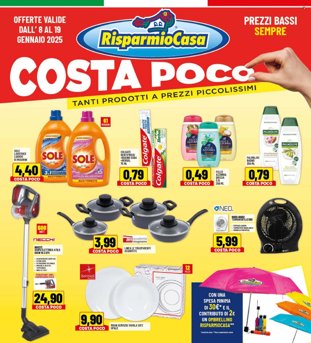 Volantino Risparmio Casa - 8/1/2025 - 19/1/2025. Pagina 1