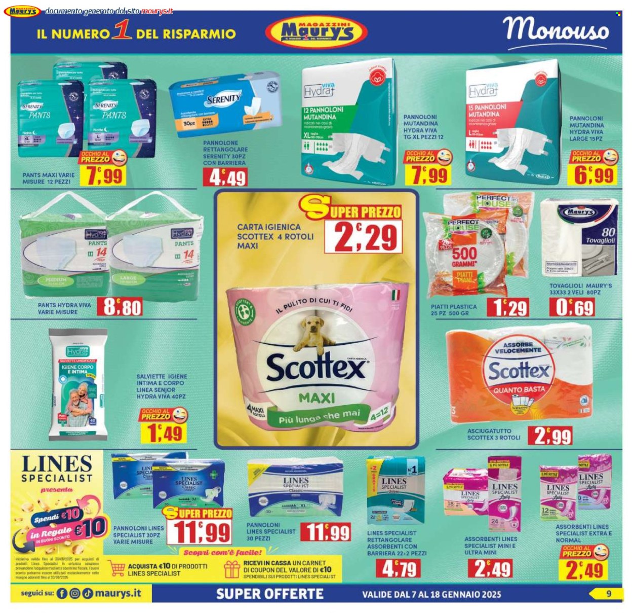Volantino Maury's - 7/1/2025 - 18/1/2025. Pagina 9
