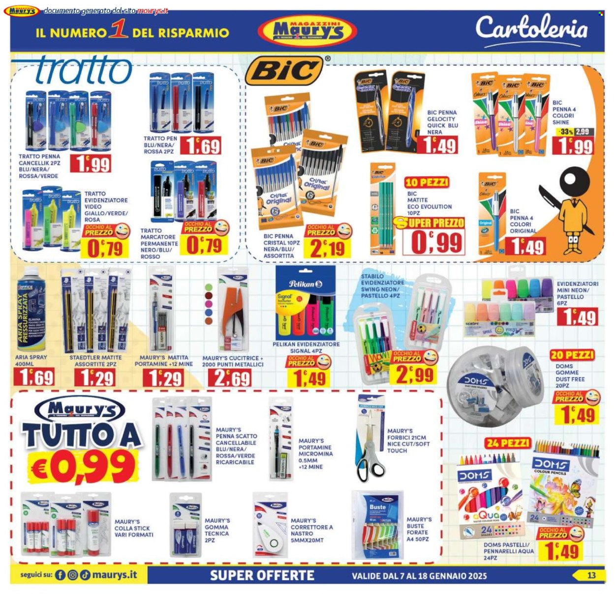 Volantino Maury's - 7/1/2025 - 18/1/2025. Pagina 13