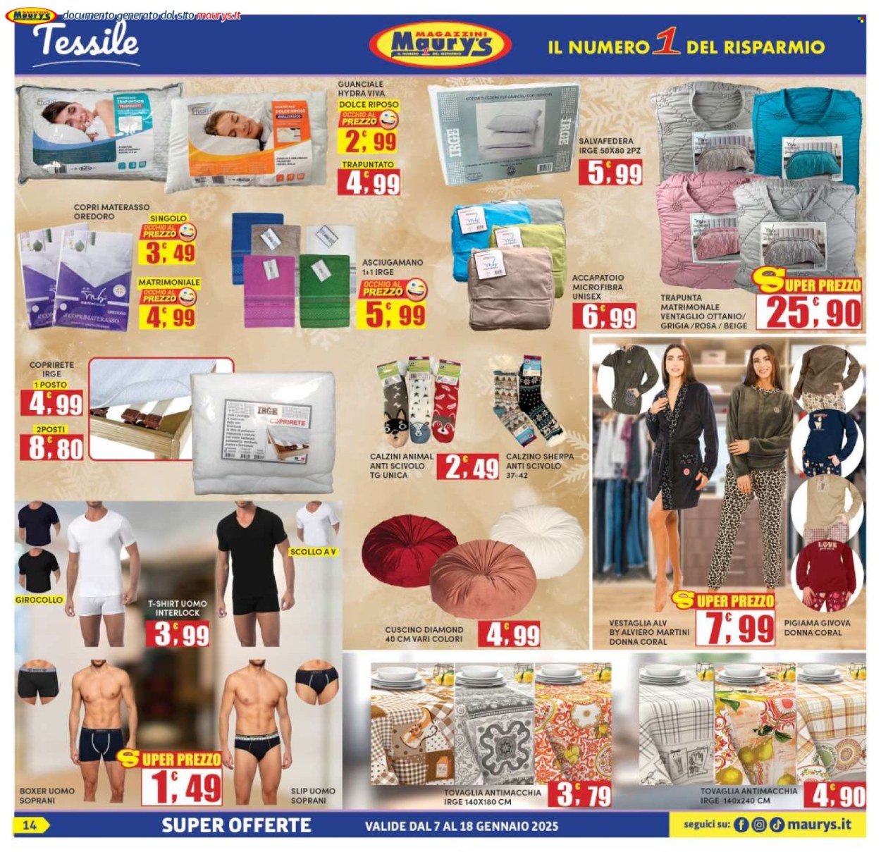 Volantino Maury's - 7/1/2025 - 18/1/2025. Pagina 14