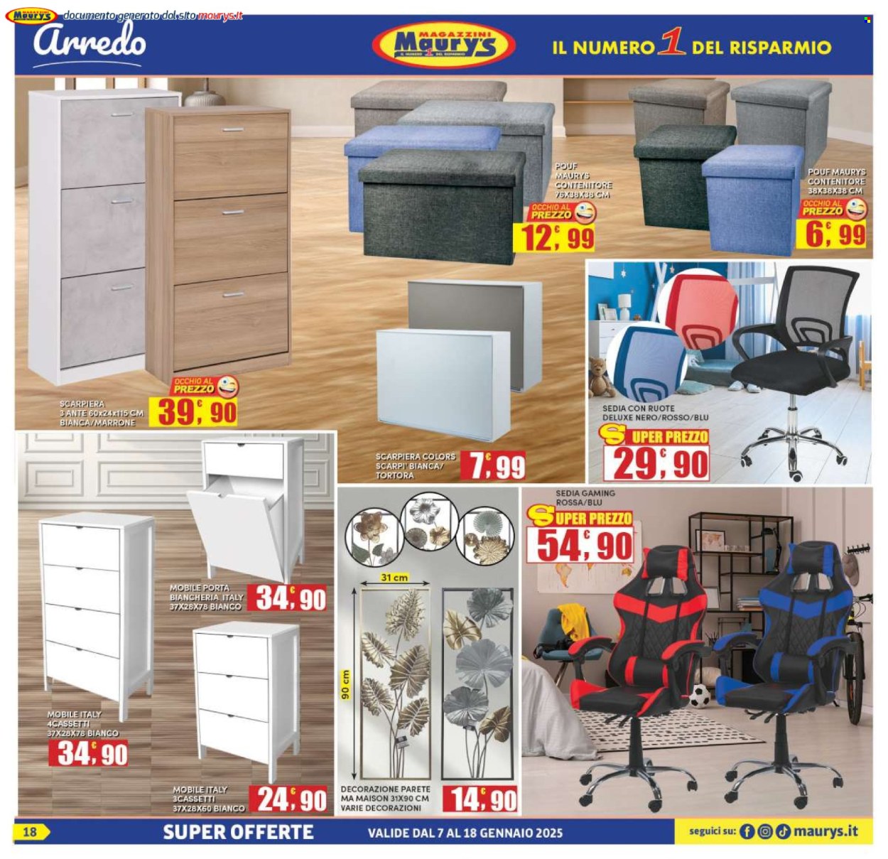 Volantino Maury's - 7/1/2025 - 18/1/2025. Pagina 18