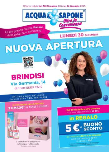 Volantino Acqua & Sapone - 30/12/2024 - 14/1/2025.