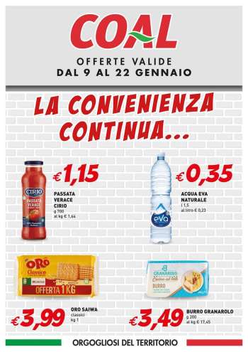 Volantino COAL - 9/1/2025 - 22/1/2025.