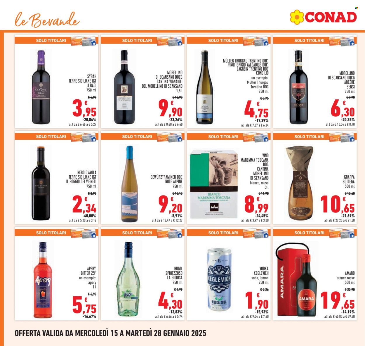 Volantino Conad - 15/1/2025 - 28/1/2025. Pagina 24