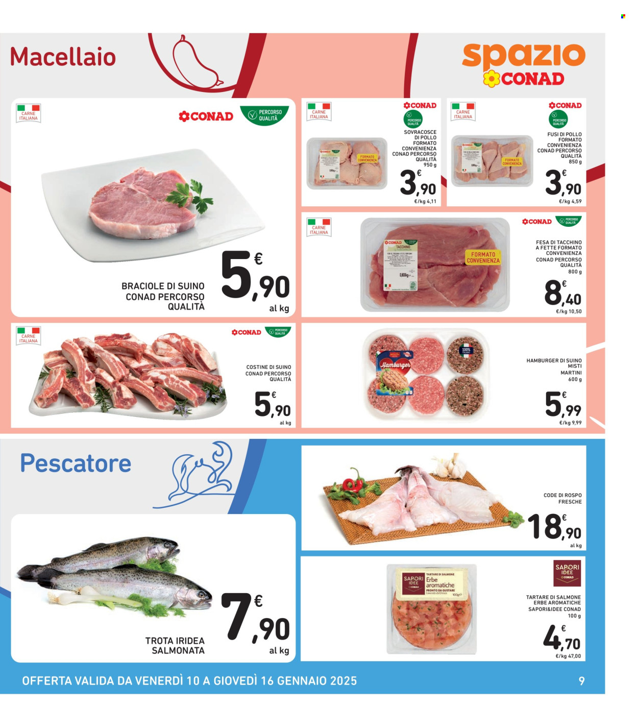 Volantino Spazio Conad - 10/1/2025 - 16/1/2025. Pagina 9