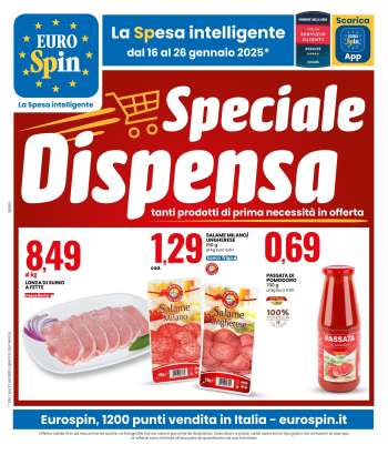 Volantino EuroSpin - 16/1/2025 - 26/1/2025.