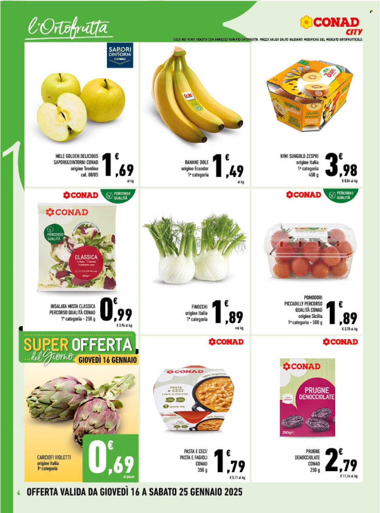 Leták Conad - 16.1.2025 - 25.1.2025. Strana 4