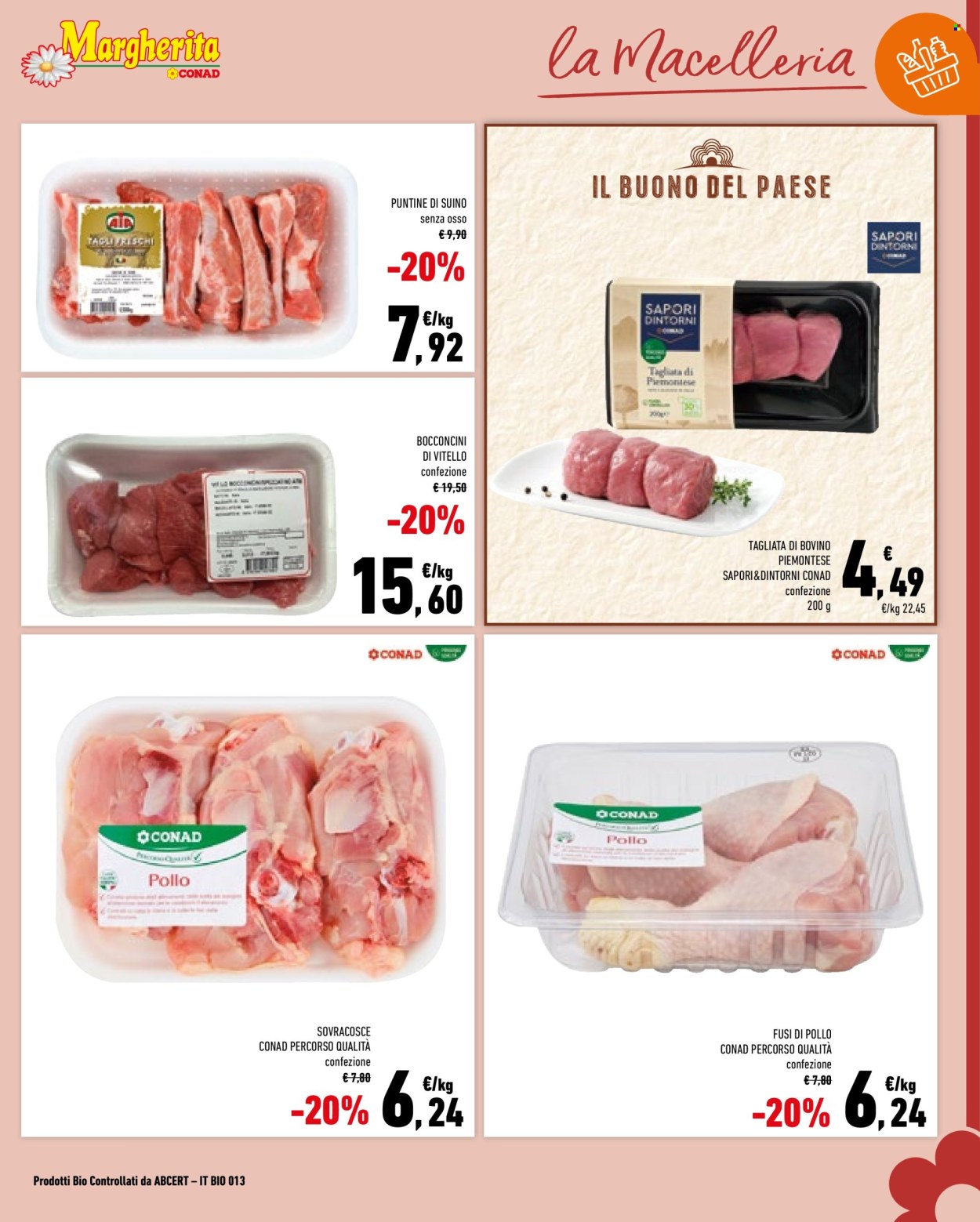 Volantino Margherita Conad - 14/1/2025 - 27/1/2025. Pagina 3