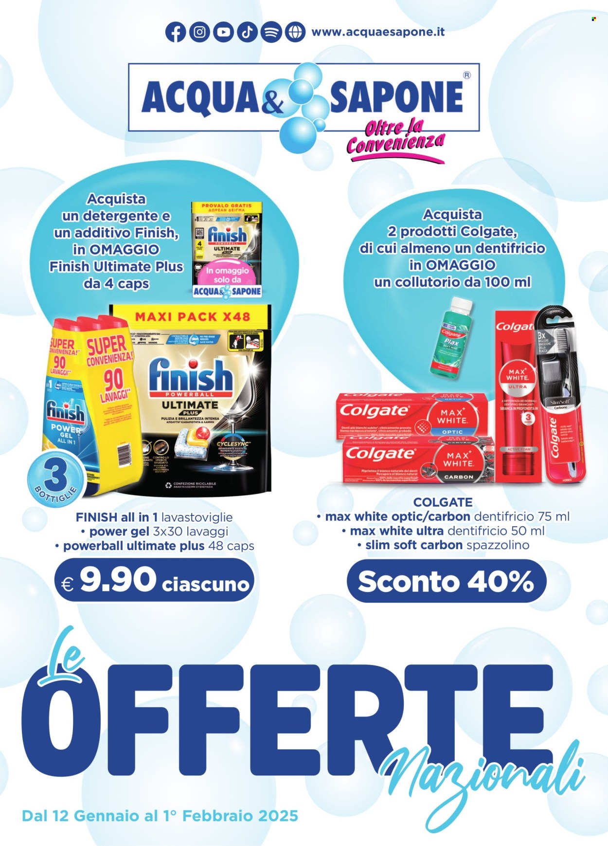 Volantino Acqua & Sapone - 12/1/2025 - 1/2/2025. Pagina 1