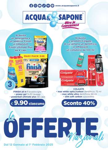 Volantino Acqua & Sapone - 12/1/2025 - 1/2/2025.