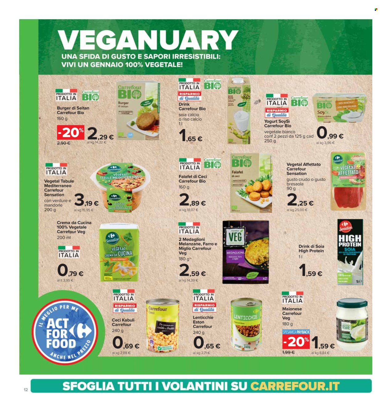 Volantino Carrefour - 16/1/2025 - 27/1/2025. Pagina 12