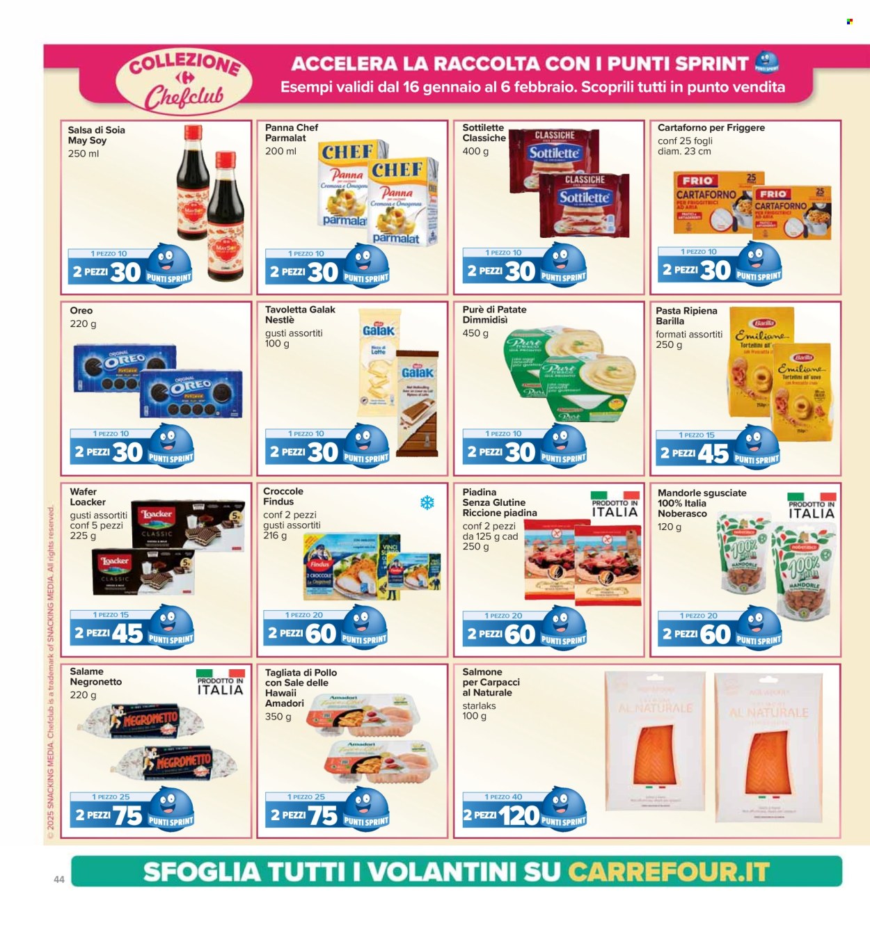 Volantino Carrefour - 16/1/2025 - 27/1/2025. Pagina 44