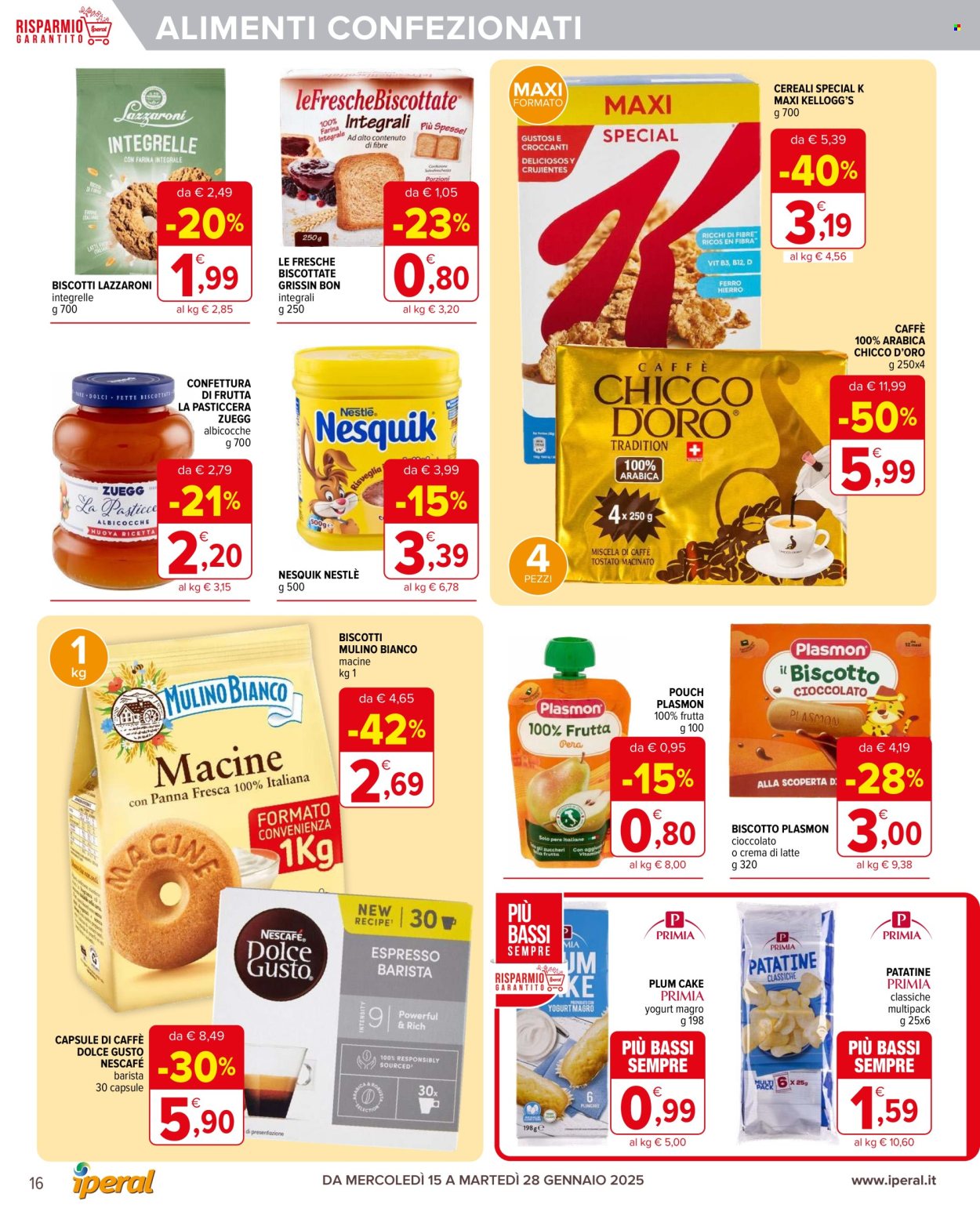 Volantino Iperal - 15/1/2025 - 28/1/2025. Pagina 16