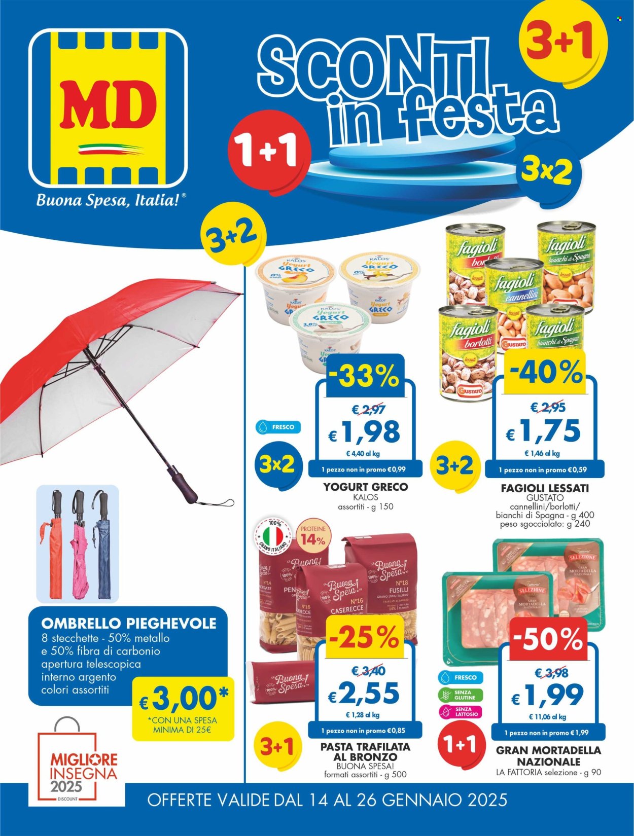 Leták MD Discount - 14.1.2025 - 26.1.2025. Strana 1