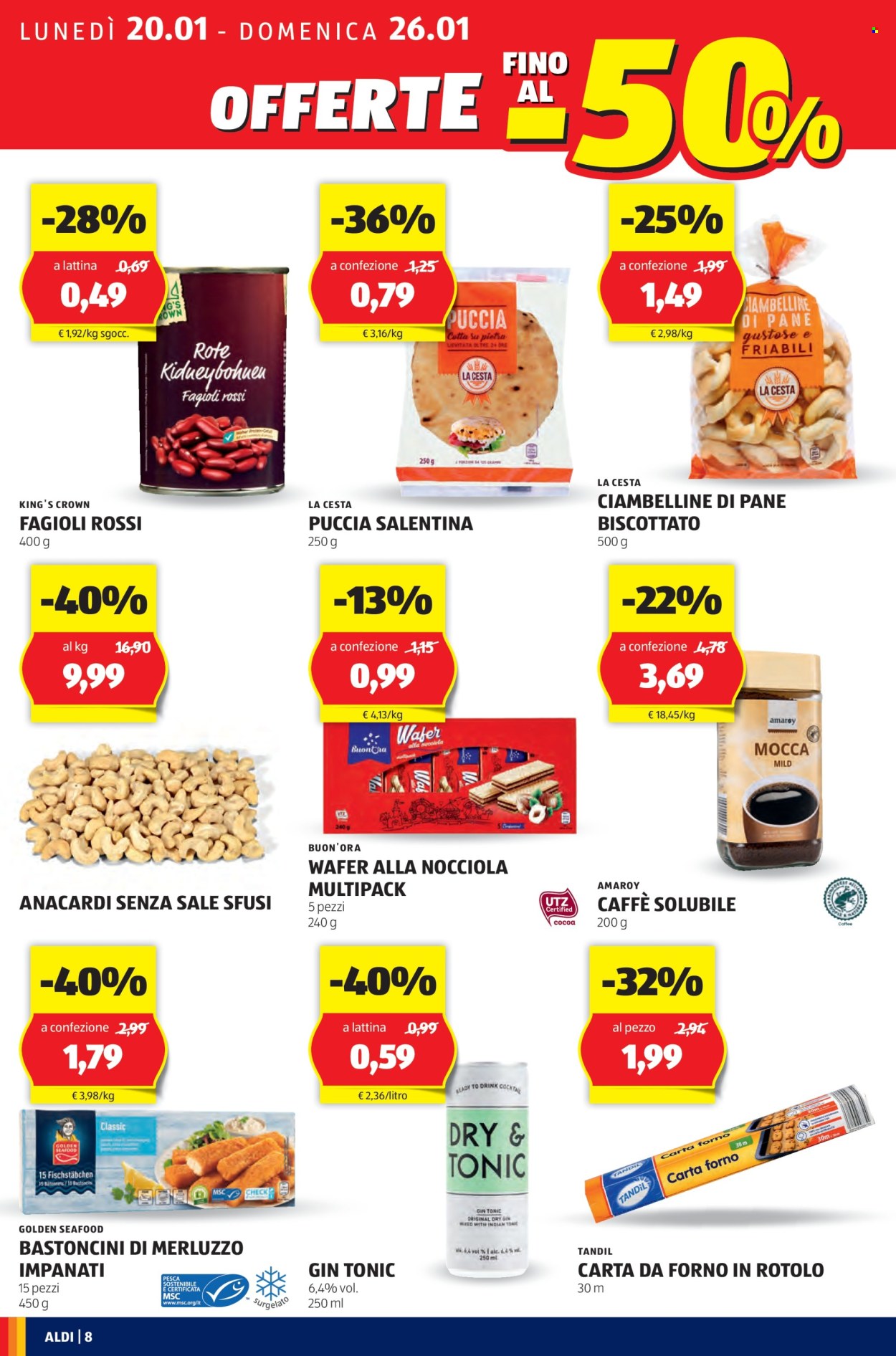 Volantino Aldi - 20/1/2025 - 26/1/2025. Pagina 8