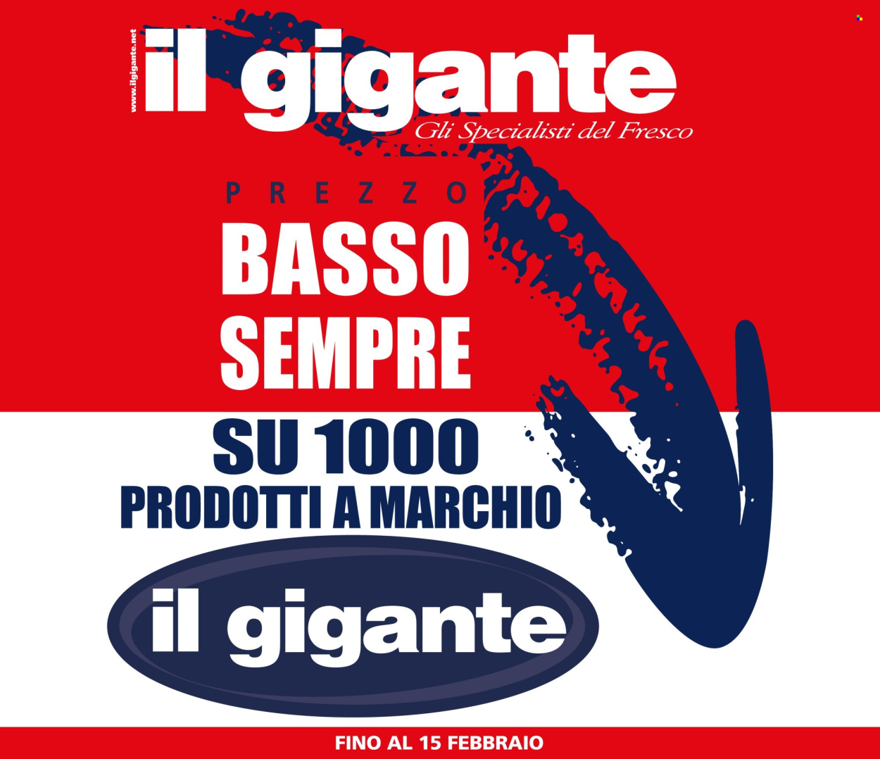 Volantino Il Gigante - 15/1/2025 - 15/2/2025. Pagina 1