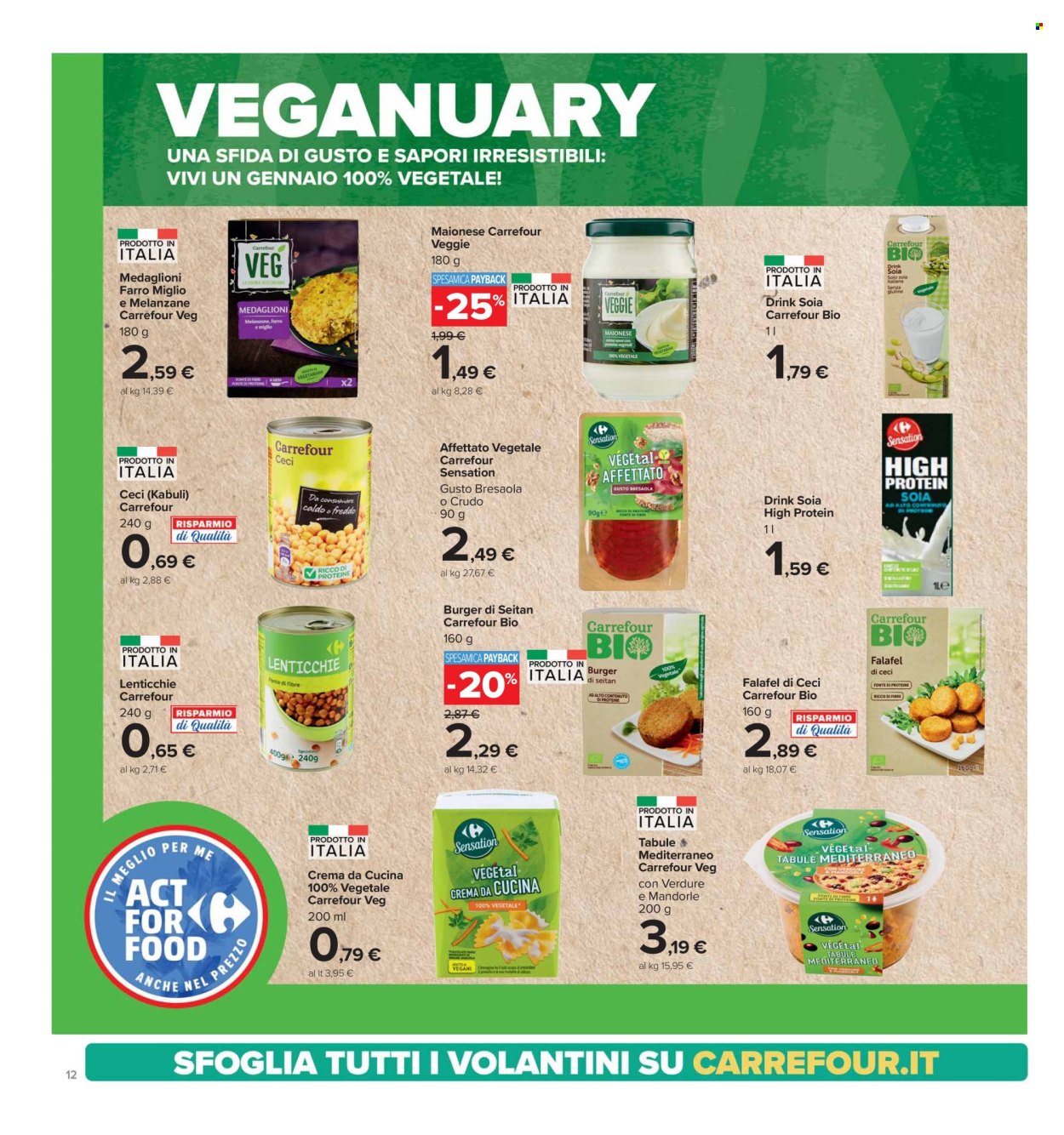 Volantino Carrefour - 16/1/2025 - 27/1/2025. Pagina 12