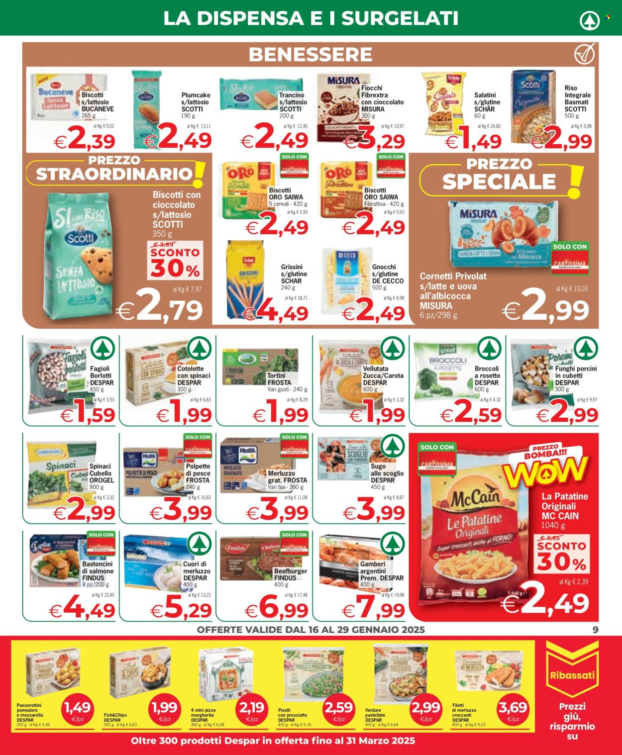 Volantino Eurospar - 16/1/2025 - 29/1/2025. Pagina 9