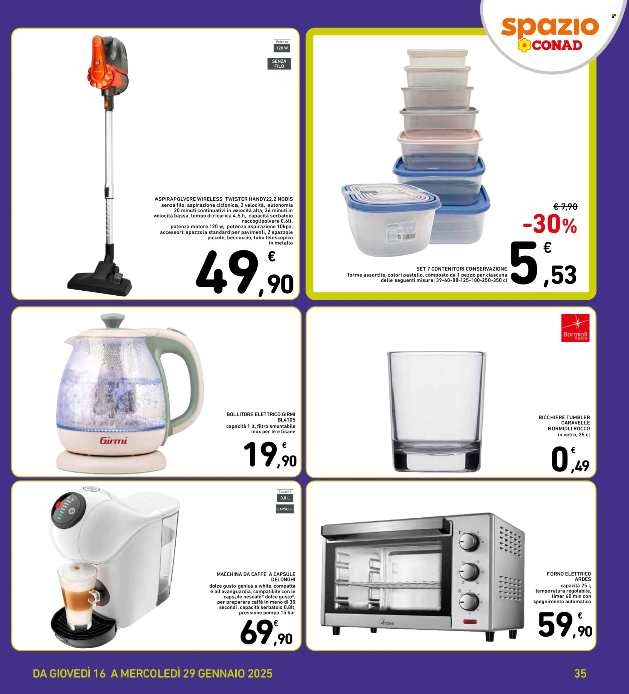 Volantino Spazio Conad - 16/1/2025 - 29/1/2025. Pagina 35