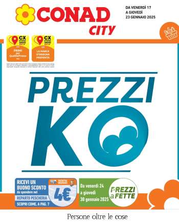 Volantino Conad City - 17/1/2025 - 23/1/2025.