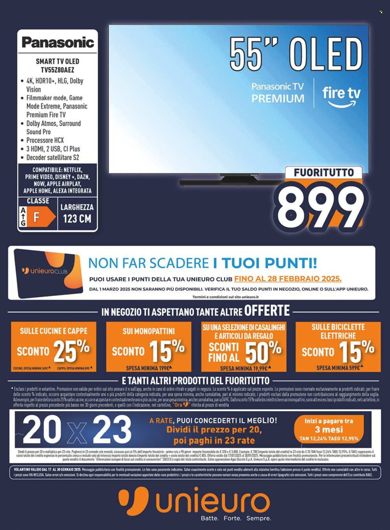 Volantino Unieuro - 17/1/2025 - 30/1/2025. Pagina 32