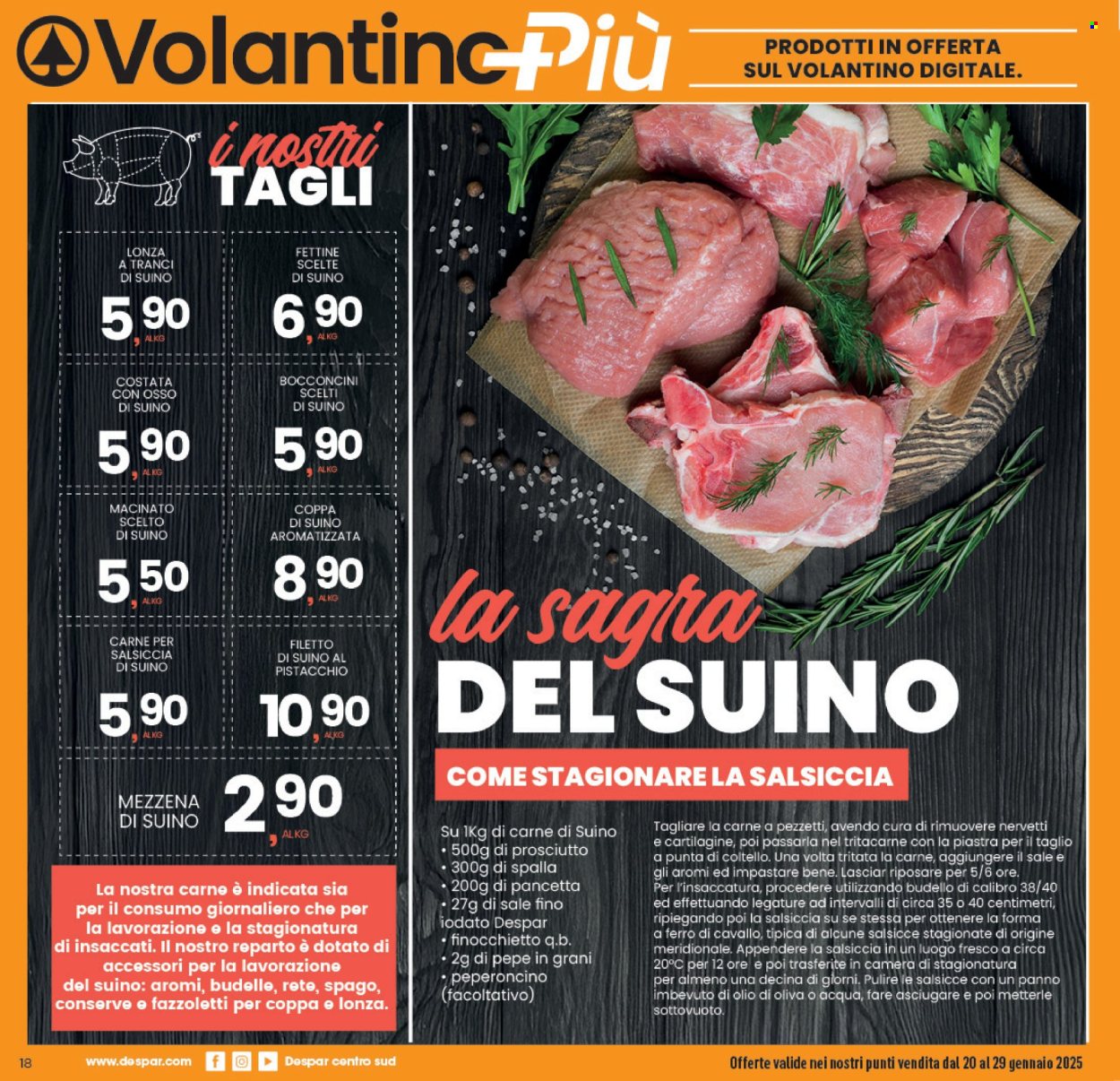 Volantino Despar - 20/1/2025 - 29/1/2025. Pagina 17