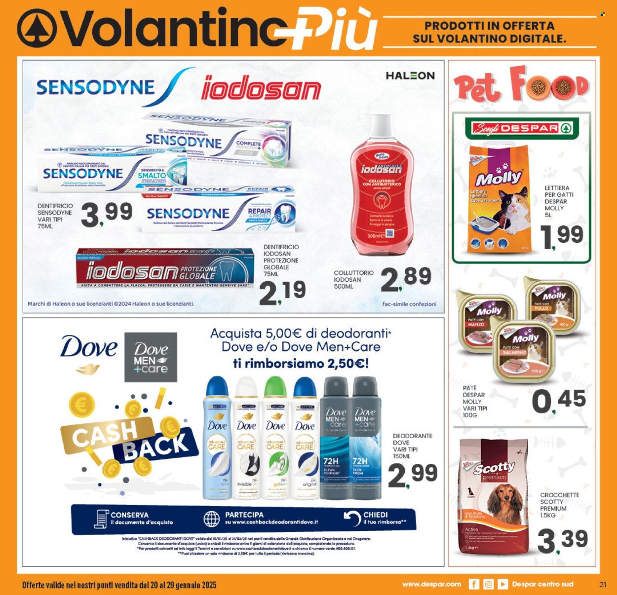 Volantino Despar - 20/1/2025 - 29/1/2025. Pagina 20