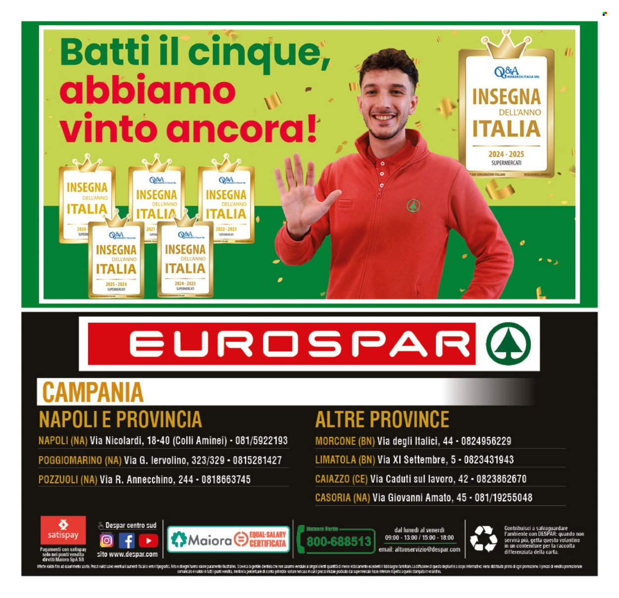 Volantino Eurospar - 20/1/2025 - 29/1/2025. Pagina 16
