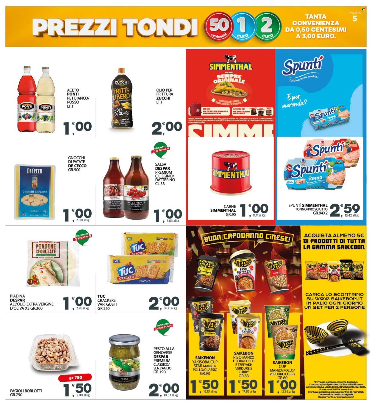 Volantino Eurospar - 20/1/2025 - 29/1/2025. Pagina 5